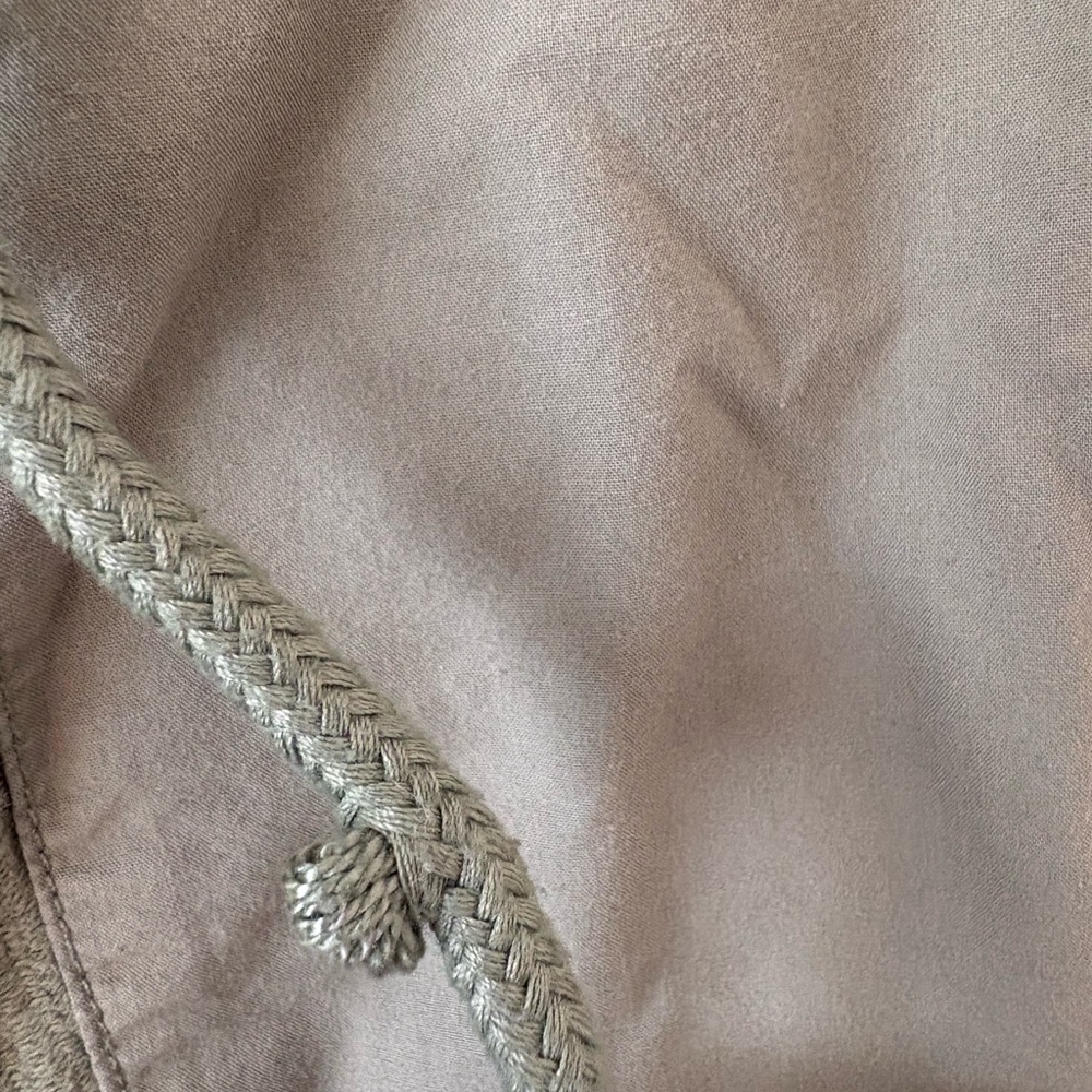 Free People Cropped Olive Waffle Sweat Set - Picture 8 of 8